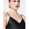 BIAS Slip Dress to Midcalf(Black)