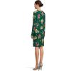 Norma Kamali Women’s Kamali Kulture Go Crew Neck Dress(Floral Green Multi)