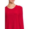Norma Kamali Women’s Kamali Kulture Go Crew Neck Dress(Tiger Red)