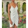 Norma Kamali Women’s Slip Diana Mini Dress(Dried Sage)
