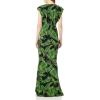 Norma Kamali Women’s V Neck Rectangle Gown(Multicolor)