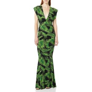 Norma Kamali Women’s V Neck Rectangle Gown(Multicolor)