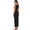 Norma Kamali Women’s Sleeveless Shirred Waist Gown(Black)