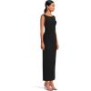 Norma Kamali Women’s Sleeveless Shirred Waist Gown(Black)
