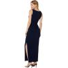 Norma Kamali Women’s Sleeveless Shirred Waist Gown(True Navy)