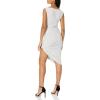 Norma Kamali Womens Tara Side Drape Dress(Fog)