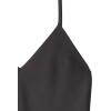 Norma Kamali womens Bias Slip Mini Dress(Black)
