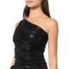 Norma Kamali Women’s Pickleball Diana Dress W/Bow(Black)