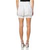 Norma Kamali Womens Peasant Puff Shorts(Snow White)