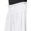 Norma Kamali Womens Peasant Puff Shorts(Snow White)