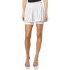 Norma Kamali Womens Peasant Puff Shorts(Snow White)