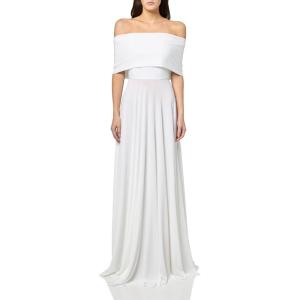 Sleeveless Cowl Neck Flared Gown(Snow White)