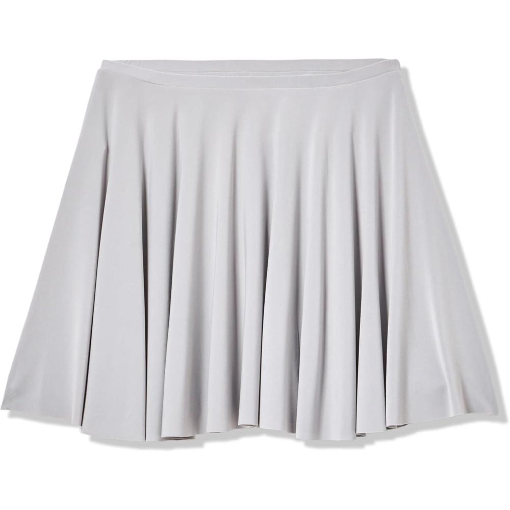 image:imageNorma Kamali Womens Flared Mini Skirt 26Grey