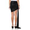 Norma Kamali Women’s Diana Pickleball Skirt W/Bow(Black)