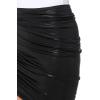 Norma Kamali Women’s Diana Pickleball Skirt W/Bow(Black)