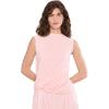 Norma Kamali Women’s Sleeveless Twist Top(Ballet Pink)