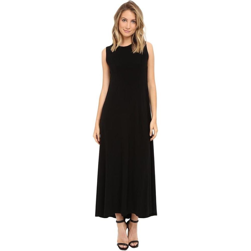 image:imageNorma Kamali Womens Sleeveless Long Swing DressBlack