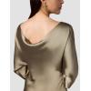 Norma Kamali Women’s Dolman Maria Dress to Midcalf(Elm)