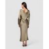 Norma Kamali Women’s Dolman Maria Dress to Midcalf(Elm)