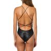 Norma Kamali Women’s Low Back Fara Slip Mio(Black)