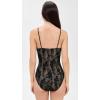 Norma Kamali Women’s Underwire Mio One Piece(Black Stretch Lace/Nude)