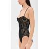 Norma Kamali Women’s Underwire Mio One Piece(Black Stretch Lace/Nude)