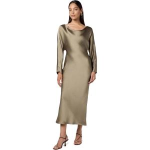 Norma Kamali Women’s Dolman Maria Dress to Midcalf(Elm)