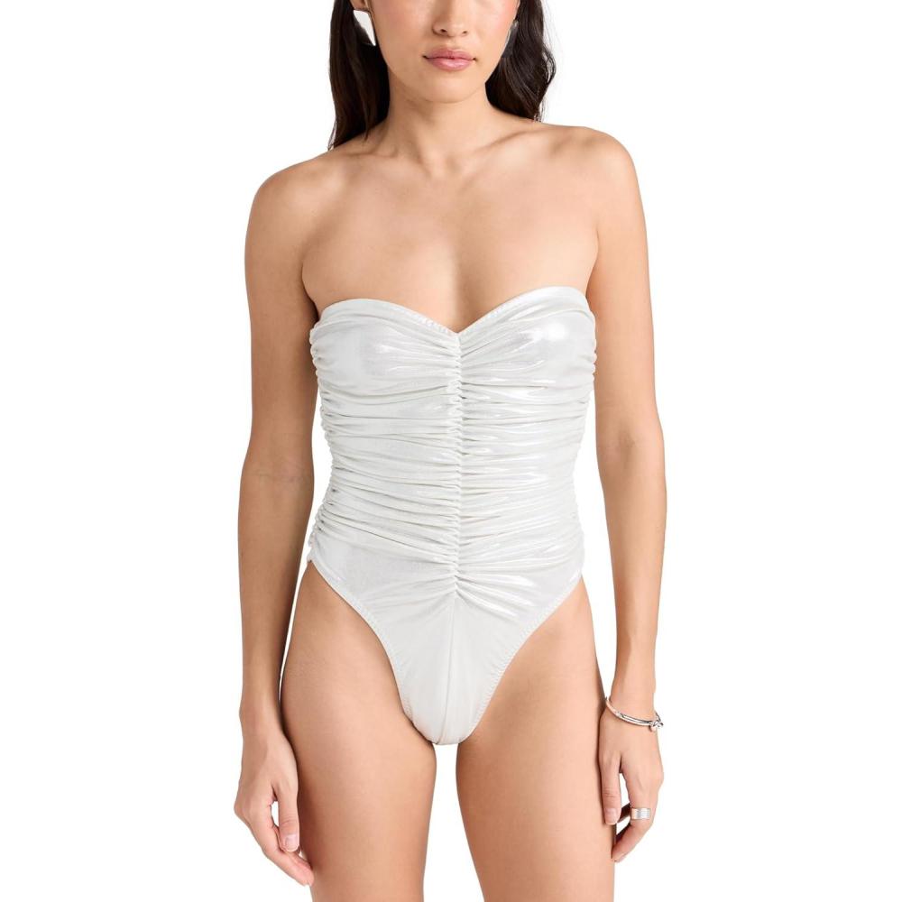 image:imageNorma Kamali Womens Slinky Marissa One PiecePearl