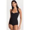 Norma Kamali Women’s Bill Mio One Piece Swimsuit(Black)