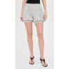 Norma Kamali Women’s Boyfriend Puff Shorts(Light Heather Grey)