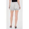 Norma Kamali Women’s Boyfriend Puff Shorts(Light Heather Grey)