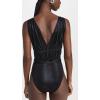 Norma Kamali Women’s Goddess Mio One Piece(Black)