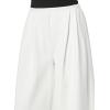Norma Kamali Women’s Mens Pleat Pant(Snow White)