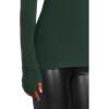 Norma Kamali Women’s Slim Fit Long Sleeve Turtle Top(Dark Emerald)