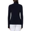 Norma Kamali Women’s Slim Fit Long Sleeve Turtle Top(Midnight)