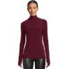 Norma Kamali Women’s Slim Fit Long Sleeve Turtle Top(Plum)
