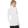 Norma Kamali Women’s Slim Fit Long Sleeve Turtle Top(Snow White)