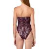 Norma Kamali Women’s Slinky Marissa One Piece(Plum St Lace/White)