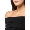 Sleeveless Cowl Neck Hooded Bodysuit(Black)