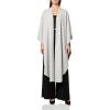 Norma Kamali Women’s Shawl Wrap(Light Heather Grey)