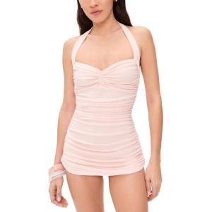 Norma Kamali Women’s Bill Mio One Piece Swimsuit(Ballet Pink)