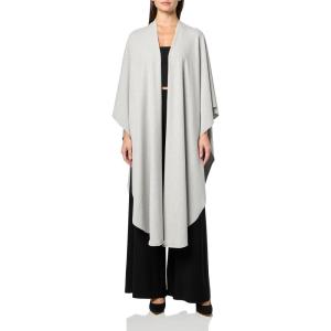Norma Kamali Women’s Shawl Wrap(Light Heather Grey)