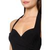 Norma Kamali Womens Cayla Flared Pickleball Dress(Black)