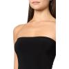 Norma Kamali Women’s Strapless Dress to Knee (26)(Black)