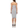 Norma Kamali Women’s Strapless Dress to Knee (26)(Grey)