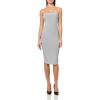 Norma Kamali Women’s Strapless Dress to Knee (26)(Grey)