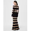 Norma Kamali Women’s Spliced Dress Fishtail Gown(Black/Nude Mesh)