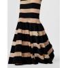 Norma Kamali Women’s Spliced Dress Fishtail Gown(Black/Nude Mesh)