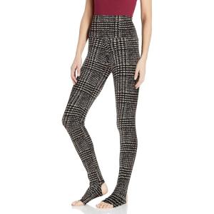 Norma Kamali Women’s Legging with Footie(Large Glenn Plaid Tweed)