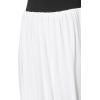 Norma Kamali Womens Twist Midcalf Skirt(Snow White)